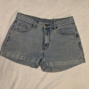 SHEIN Light Blue Jean Shorts